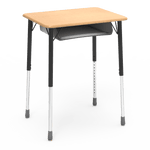 Virco ZADJ2026BOXM - ZUMA Series Student Desk, Hard Plastic 20
