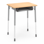 Virco ZADJ2026BOXM - ZUMA Series Student Desk, Hard Plastic 20