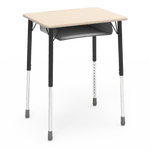 Virco ZADJ2026BOXM - ZUMA Series Student Desk, Hard Plastic 20