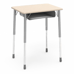 Virco ZADJ2026BOXM - ZUMA Series Student Desk, Hard Plastic 20