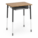 Virco ZADJ2026BOXM - ZUMA Series Student Desk, Hard Plastic 20