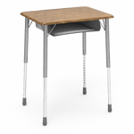 Virco ZADJ2026BOXM - ZUMA Series Student Desk, Hard Plastic 20