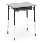 Virco ZADJ2026BOXM - ZUMA Series Student Desk, Hard Plastic 20