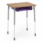 Virco ZADJ2026BOXM - ZUMA Series Student Desk, Hard Plastic 20