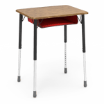 Virco ZADJ2026BOXM - ZUMA Series Student Desk, Hard Plastic 20