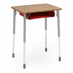 Virco ZADJ2026BOXM - ZUMA Series Student Desk, Hard Plastic 20