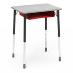 Virco ZADJ2026BOXM - ZUMA Series Student Desk, Hard Plastic 20