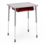 Virco ZADJ2026BOXM - ZUMA Series Student Desk, Hard Plastic 20