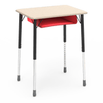 Virco ZADJ2026BOXM - ZUMA Series Student Desk, Hard Plastic 20