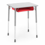 Virco ZADJ2026BOXM - ZUMA Series Student Desk, Hard Plastic 20