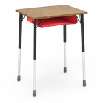 Virco ZADJ2026BOXM - ZUMA Series Student Desk, Hard Plastic 20