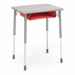 Virco ZADJ2026BOXM - ZUMA Series Student Desk, Hard Plastic 20