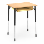 Virco ZADJ2026BOXM - ZUMA Series Student Desk, Hard Plastic 20