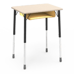 Virco ZADJ2026BOXM - ZUMA Series Student Desk, Hard Plastic 20
