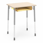 Virco ZADJ2026BOXM - ZUMA Series Student Desk, Hard Plastic 20