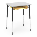 Virco ZADJ2026BOXM - ZUMA Series Student Desk, Hard Plastic 20