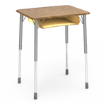 Virco ZADJ2026BOXM - ZUMA Series Student Desk, Hard Plastic 20