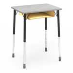 Virco ZADJ2026BOXM - ZUMA Series Student Desk, Hard Plastic 20