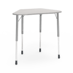 Virco ZHEXM - ZUMA Series Student Desk, Collaborative Shape Hard Plastic Top for 6-Desk Hexagonal Grouping, 22
