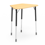 Virco ZOCTM - ZUMA Series Student Desk, Collaborative Shape Hard Plastic Top for 8-Desk Octagonal Grouping, 22