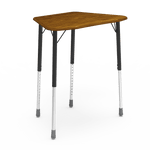 Virco ZOCTM - ZUMA Series Student Desk, Collaborative Shape Hard Plastic Top for 8-Desk Octagonal Grouping, 22