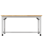 Diversified Woodcrafts Heavy - Duty Adjustable Height Solid Maple Workbench 60