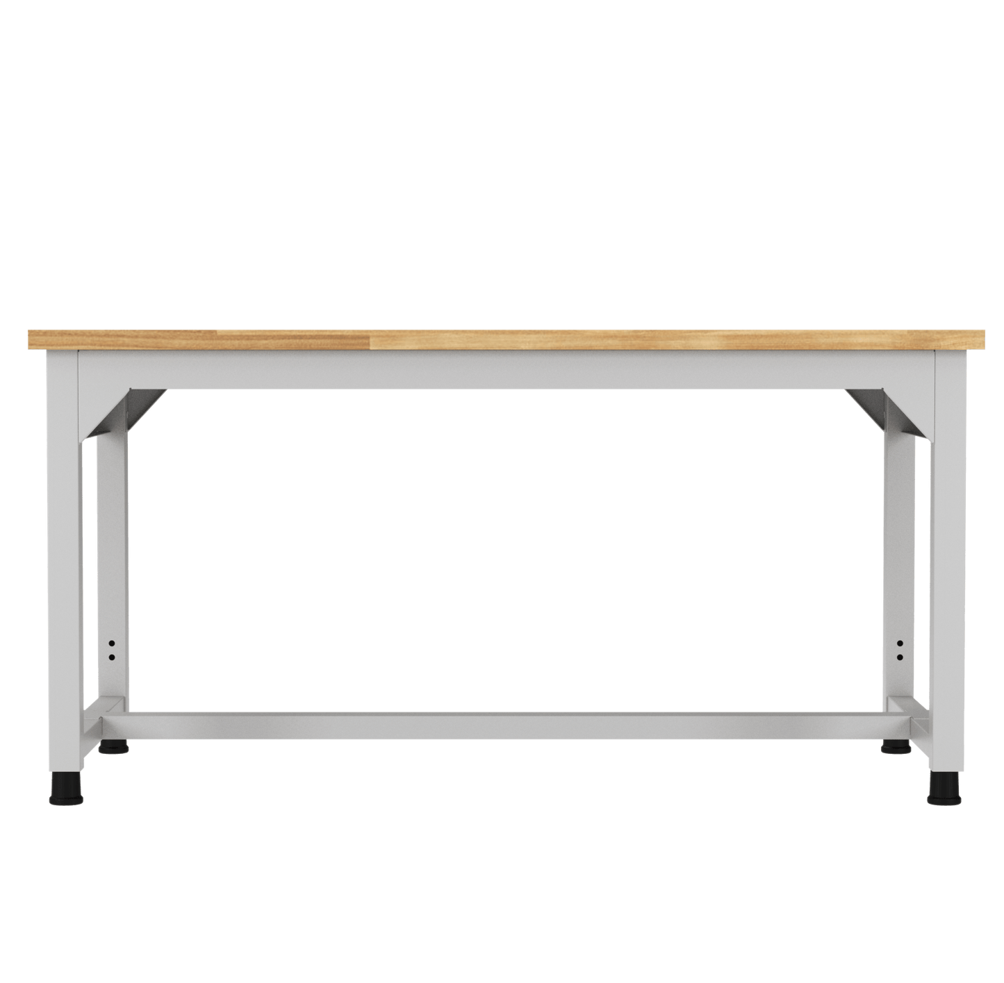 Diversified Woodcrafts Heavy - Duty Adjustable Height Solid Maple Workbench 60"W x 30"L x 25.5" - 35.5"H (DIV - AMS60305X) - SchoolOutlet