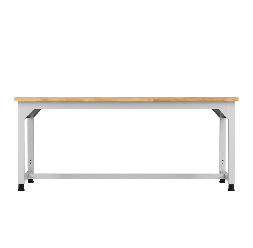 Diversified Woodcrafts Heavy - Duty Adjustable Height Solid Maple Workbench 72"W x 30"L x 25.5" - 35.5"H (DIV - AMS72305X) - SchoolOutlet
