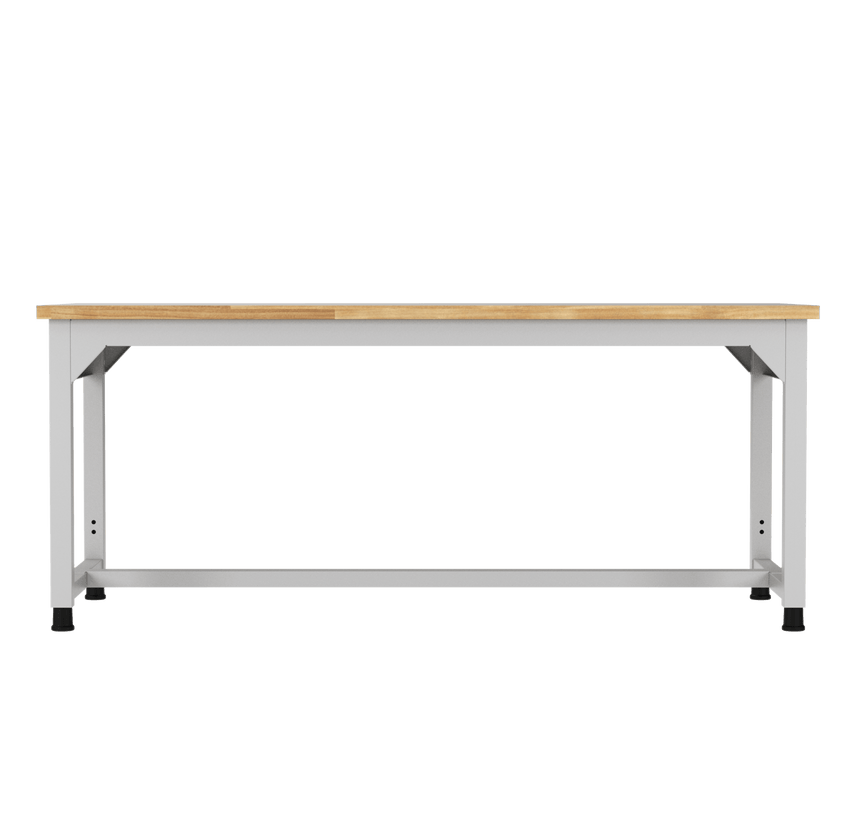 Diversified Woodcrafts Heavy - Duty Adjustable Height Solid Maple Workbench 72"W x 30"L x 25.5" - 35.5"H (DIV - AMS72305X) - SchoolOutlet