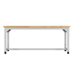 Diversified Woodcrafts Heavy - Duty Adjustable Height Solid Maple Workbench 72