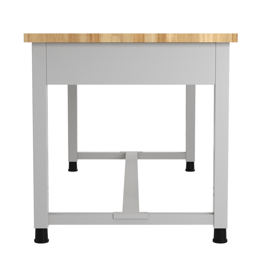 Diversified Woodcrafts Heavy - Duty Adjustable Height Solid Maple Workbench 72"W x 30"L x 25.5" - 35.5"H (DIV - AMS72305X) - SchoolOutlet