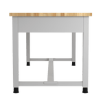 Diversified Woodcrafts Heavy - Duty Adjustable Height Solid Maple Workbench 72