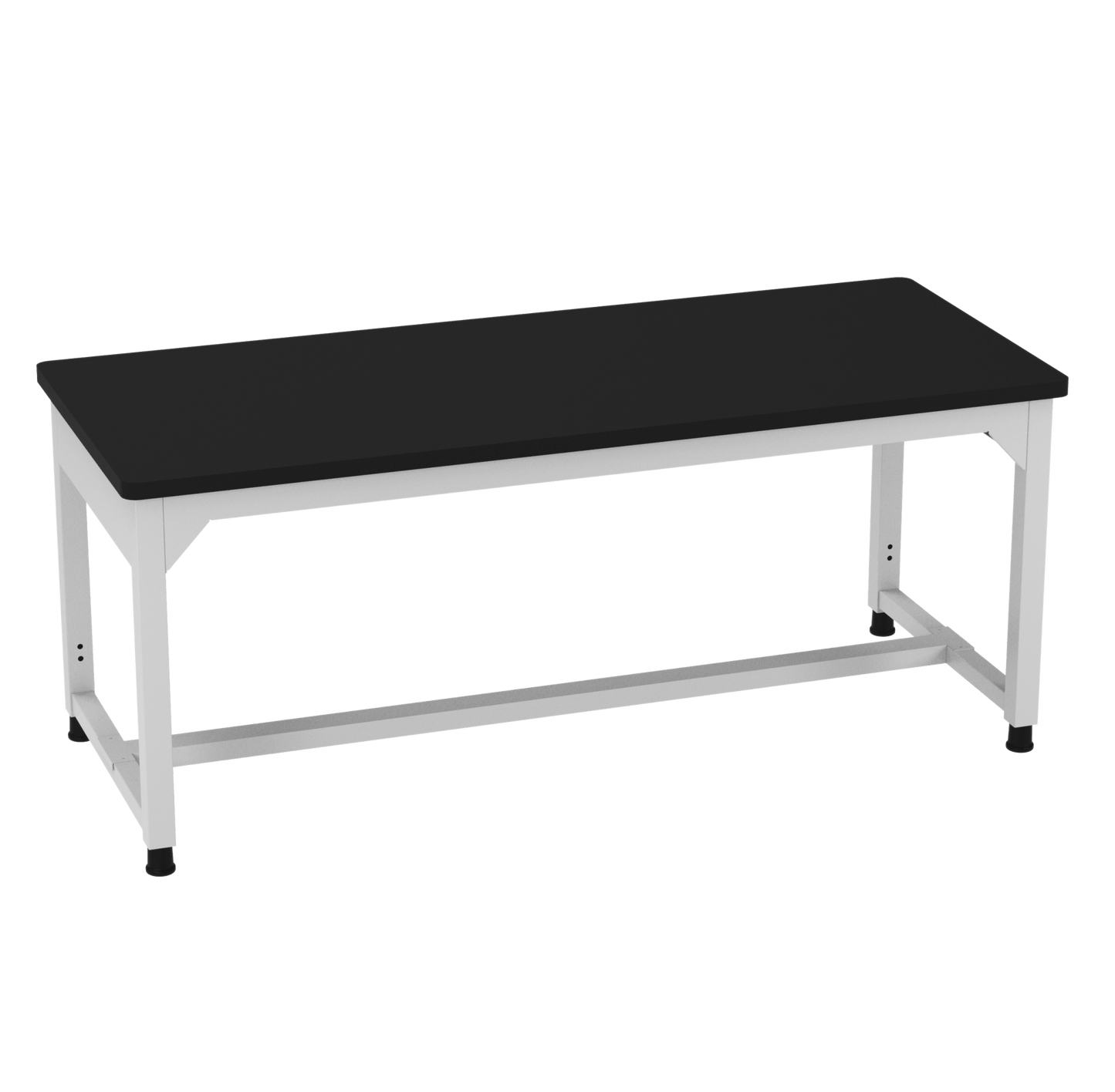 Diversified Woodcrafts Heavy - Duty Adjustable Height Solid Maple Workbench 72"W x 30"L x 25.5" - 35.5"H (DIV - AMS7230LBBX) - SchoolOutlet