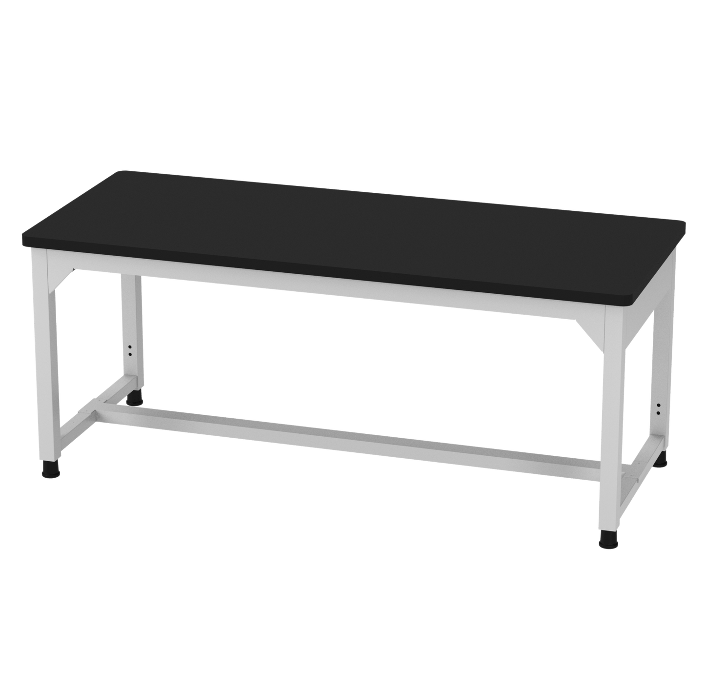 Diversified Woodcrafts Heavy - Duty Adjustable Height Solid Maple Workbench 72"W x 30"L x 25.5" - 35.5"H (DIV - AMS7230LBBX) - SchoolOutlet