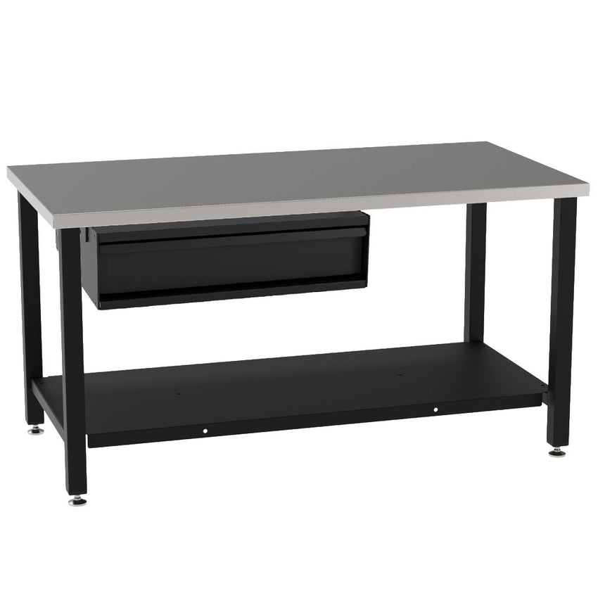 Diversified Woodcrafts Under-Mount Metal Cabinet with Single Drawer for Fabrication Prep Tables (DIV-DMW-DRW1P) - SchoolOutlet