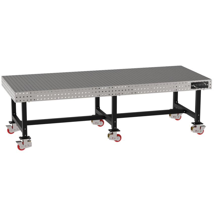 Diversified Woodcrafts Welding Table, Fixed Height, 36"H x 120"L x 48"D, Casters (DIV - DMW12048C) - SchoolOutlet