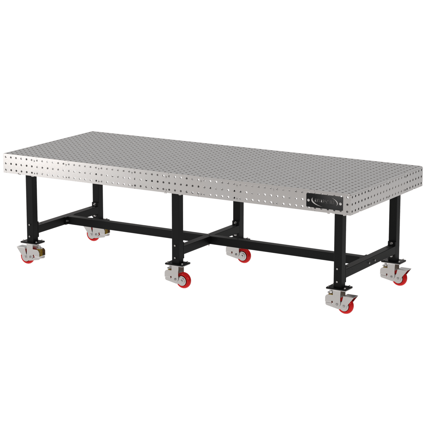 Diversified Woodcrafts Welding Table, Fixed Height, 36"H x 120"L x 48"D, Casters (DIV - DMW12048C) - SchoolOutlet