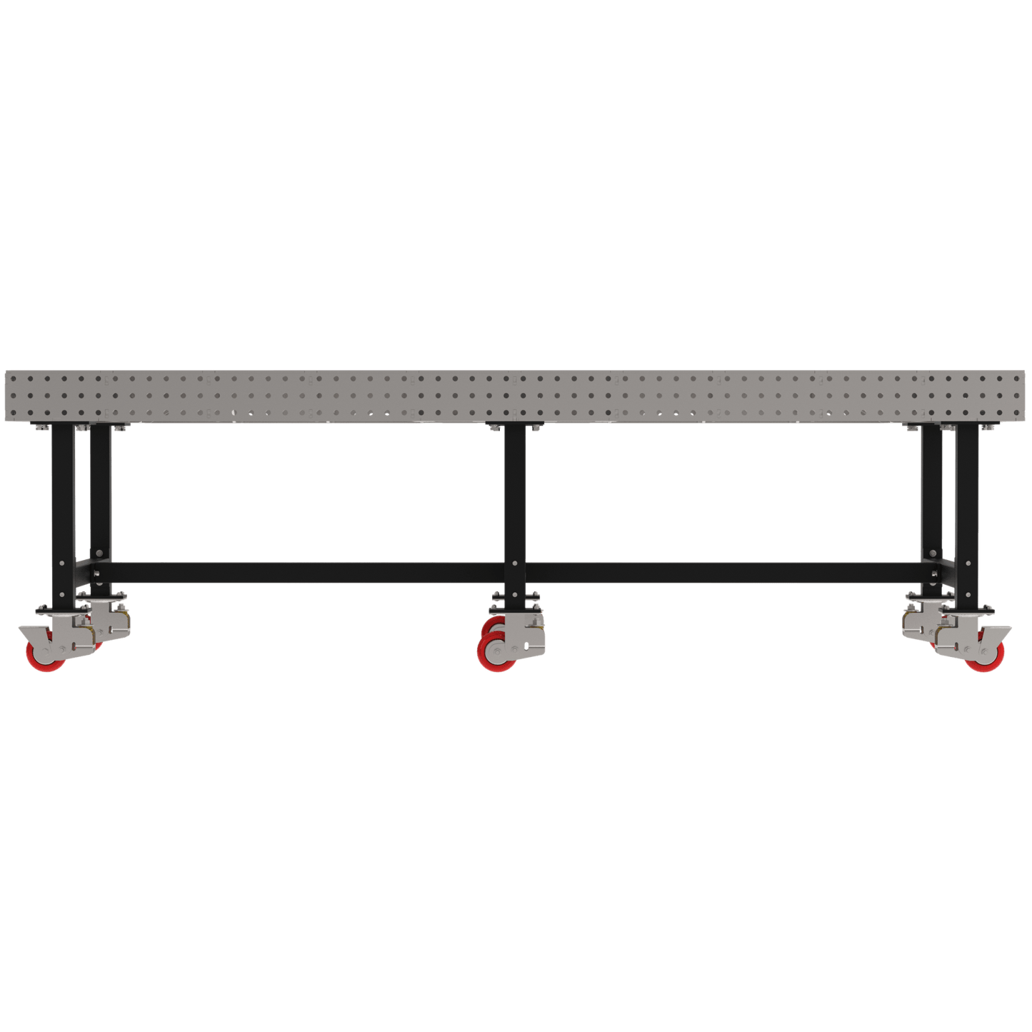 Diversified Woodcrafts Welding Table, Fixed Height, 36"H x 120"L x 48"D, Casters (DIV - DMW12048C) - SchoolOutlet