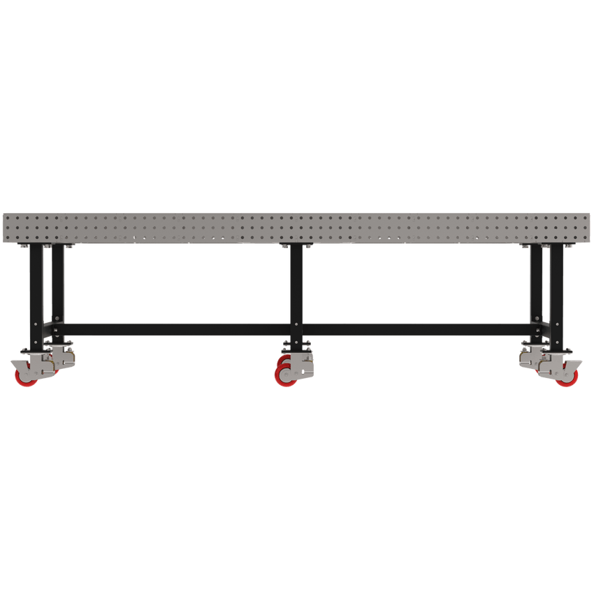 Diversified Woodcrafts Welding Table, Fixed Height, 36"H x 120"L x 48"D, Casters (DIV - DMW12048C) - SchoolOutlet