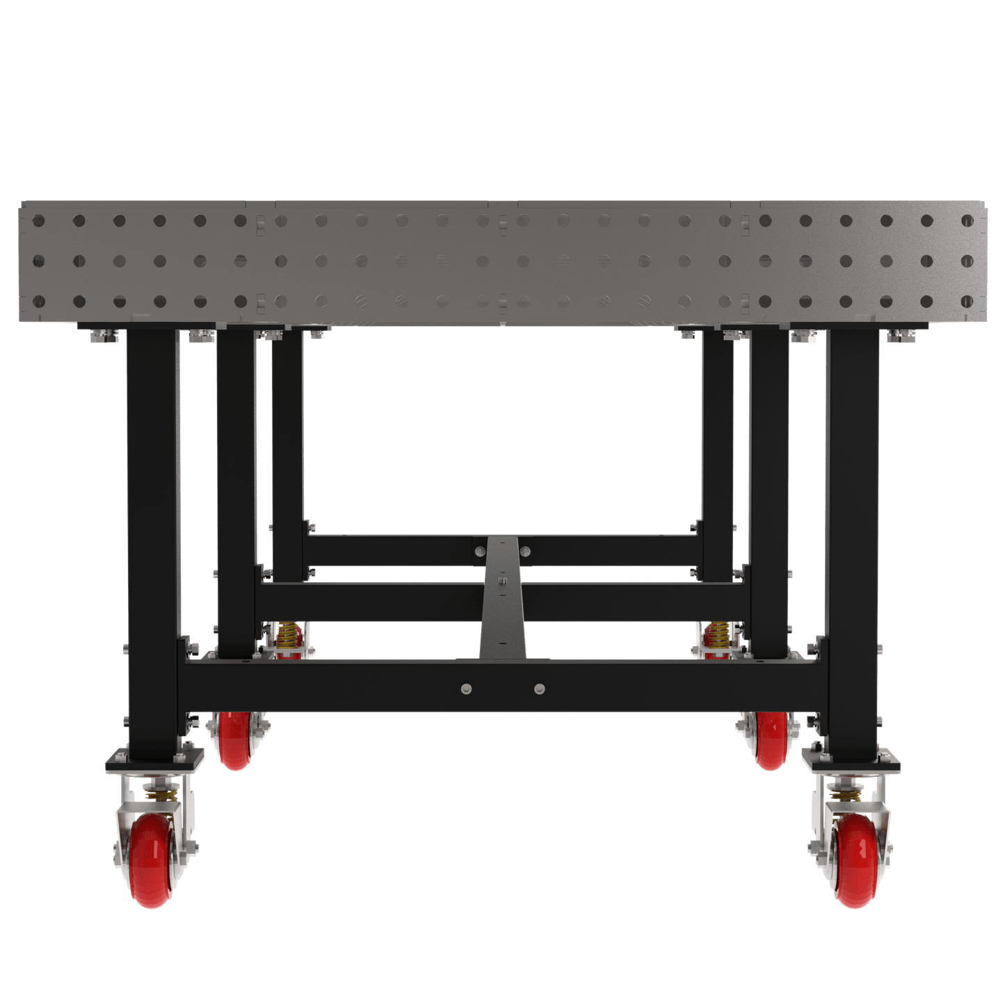 Diversified Woodcrafts Welding Table, Fixed Height, 36"H x 120"L x 48"D, Casters (DIV - DMW12048C) - SchoolOutlet