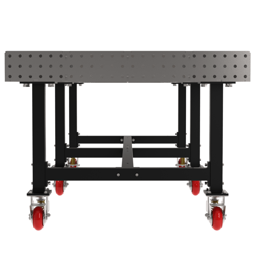 Diversified Woodcrafts Welding Table, Fixed Height, 36"H x 120"L x 48"D, Casters (DIV - DMW12048C) - SchoolOutlet