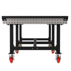 Diversified Woodcrafts Welding Table, Fixed Height, 36"H x 120"L x 48"D, Handle, Casters (DIV-DMW12048HC)