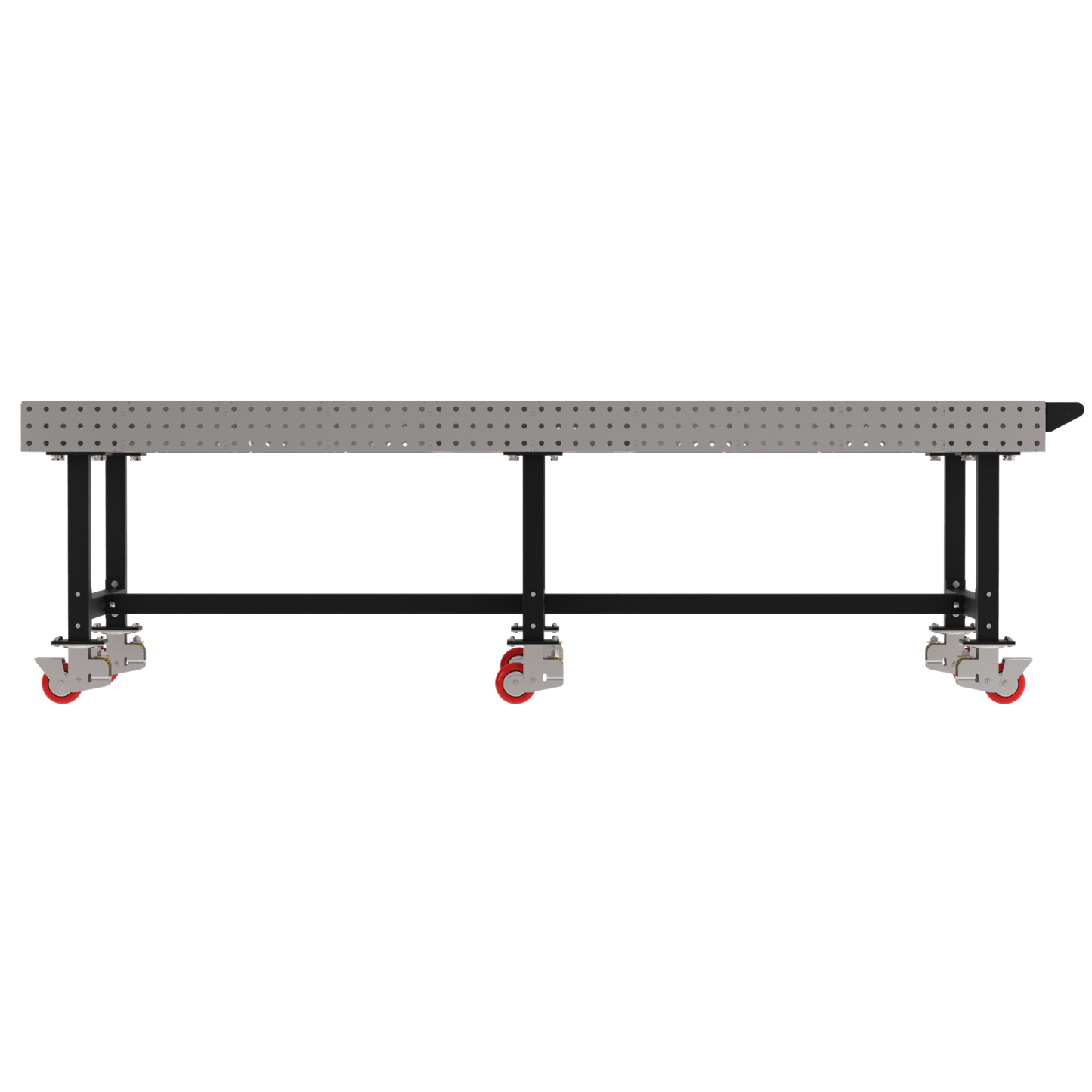 Diversified Woodcrafts Welding Table, Fixed Height, 36"H x 120"L x 48"D, Handle, Casters (DIV - DMW12048HC) - SchoolOutlet