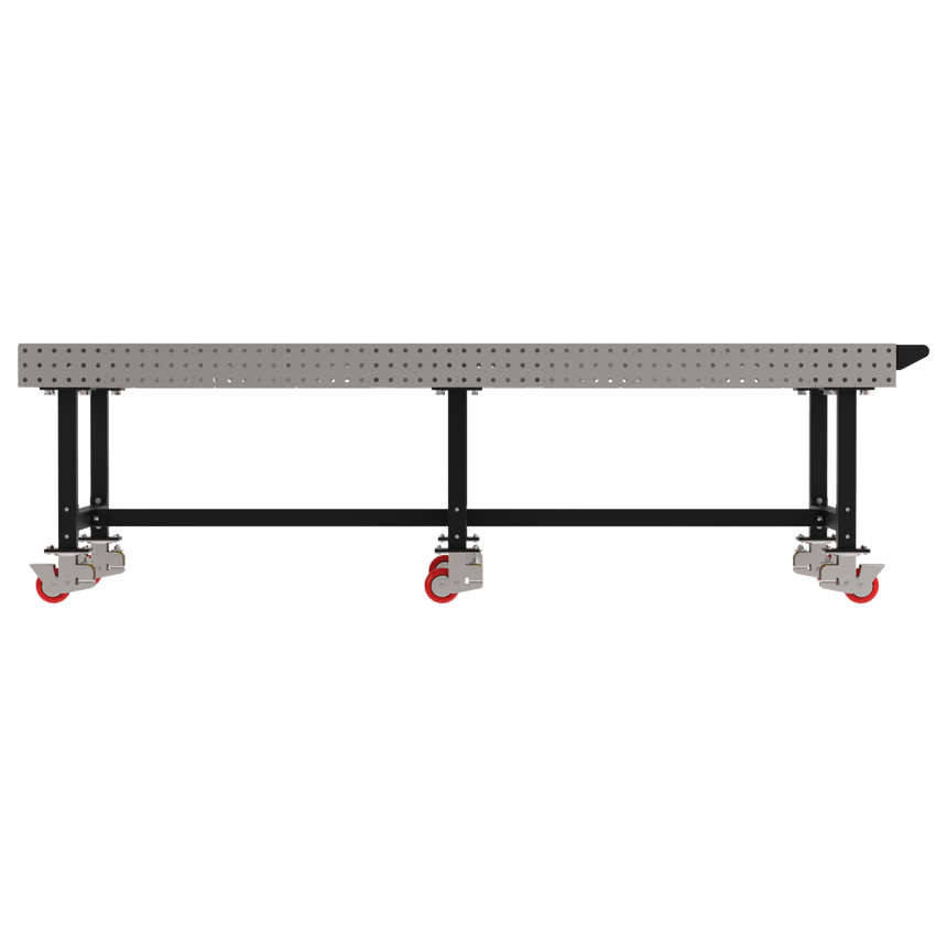 Diversified Woodcrafts Welding Table, Fixed Height, 36"H x 120"L x 48"D, Handle, Casters (DIV - DMW12048HC) - SchoolOutlet