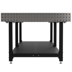 Diversified Woodcrafts Welding Table, Fixed Height, 36"H x 120"L x 48"D, Shelf, Self-Leveling Feet (DIV-DMW12048S)