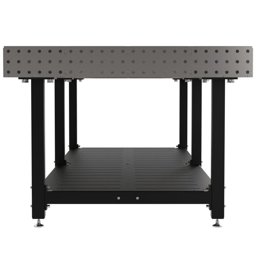 Diversified Woodcrafts Welding Table, Fixed Height, 36"H x 120"L x 48"D, Shelf, Self - Leveling Feet (DIV - DMW12048S) - SchoolOutlet