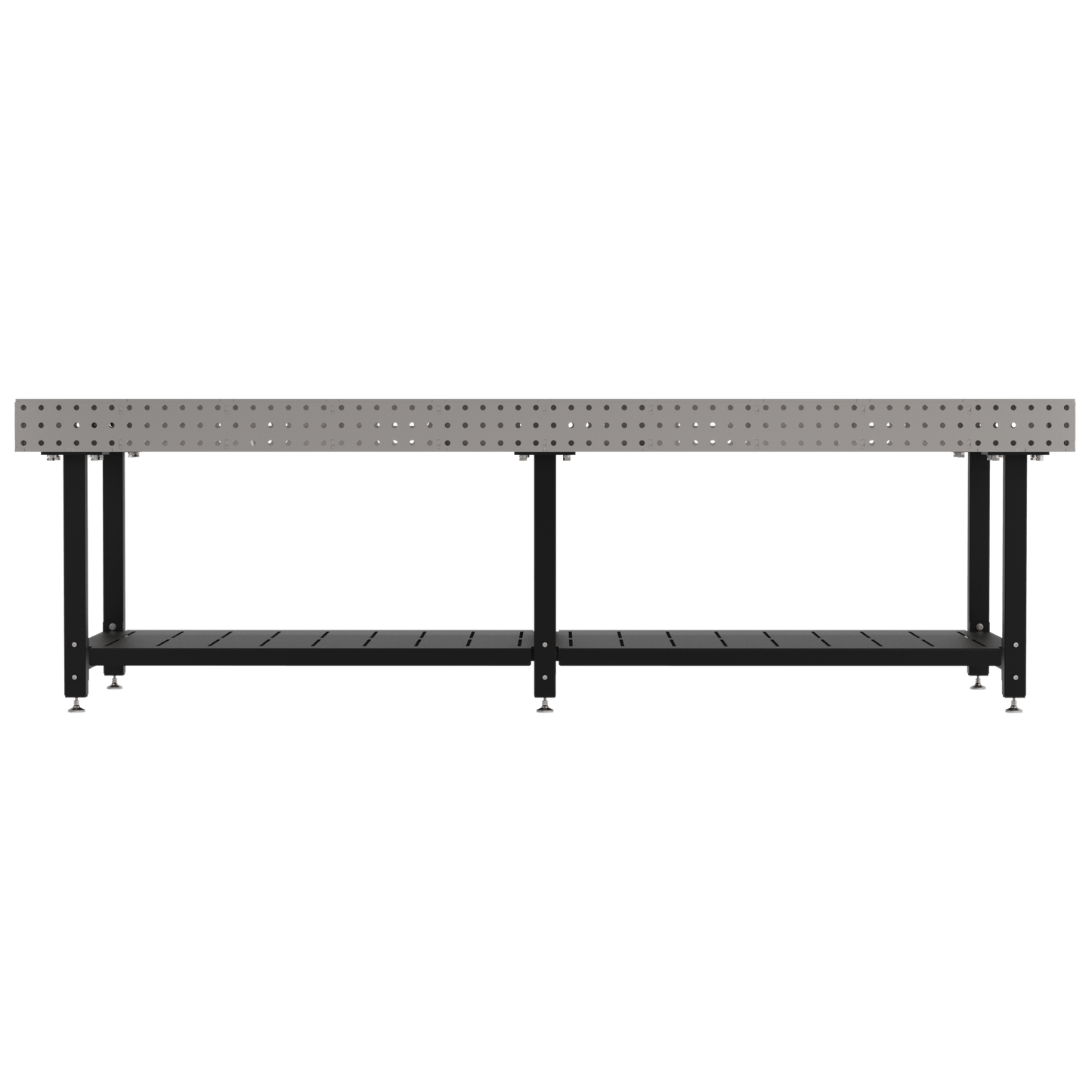 Diversified Woodcrafts Welding Table, Fixed Height, 36"H x 120"L x 48"D, Shelf, Self - Leveling Feet (DIV - DMW12048S) - SchoolOutlet