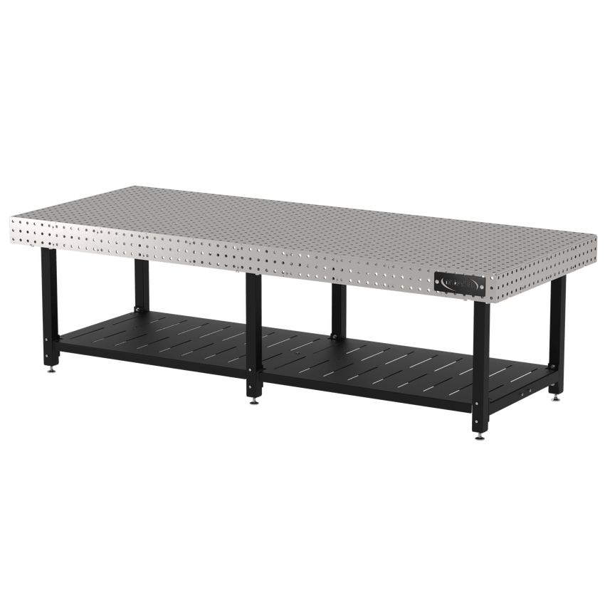 Diversified Woodcrafts Welding Table, Fixed Height, 36"H x 120"L x 48"D, Shelf, Self - Leveling Feet (DIV - DMW12048S) - SchoolOutlet