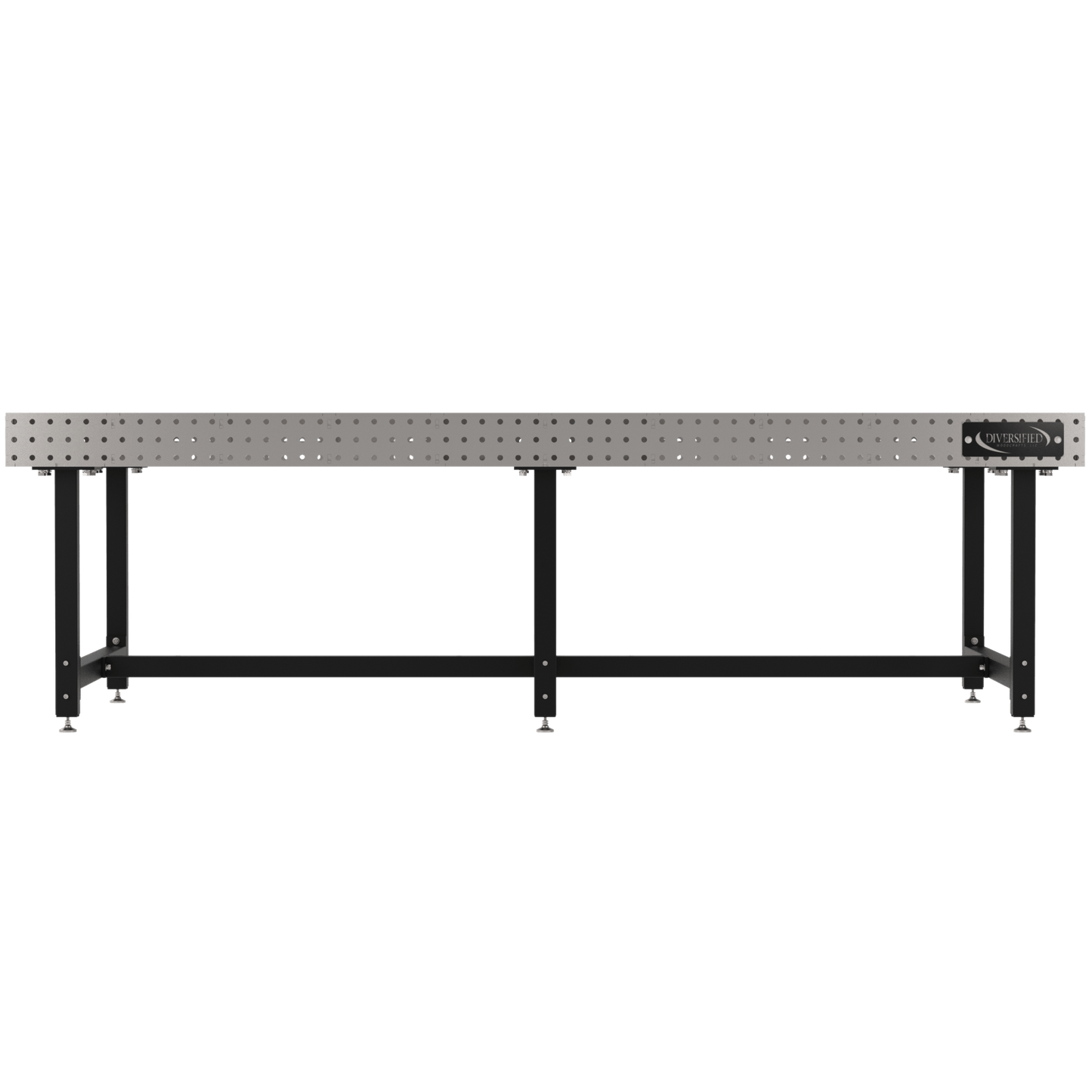 Diversified Woodcrafts Welding Table, Fixed Height, 36"H x 120"L x 60"D, Self - Leveling Feet (DIV - DMW12060) - SchoolOutlet