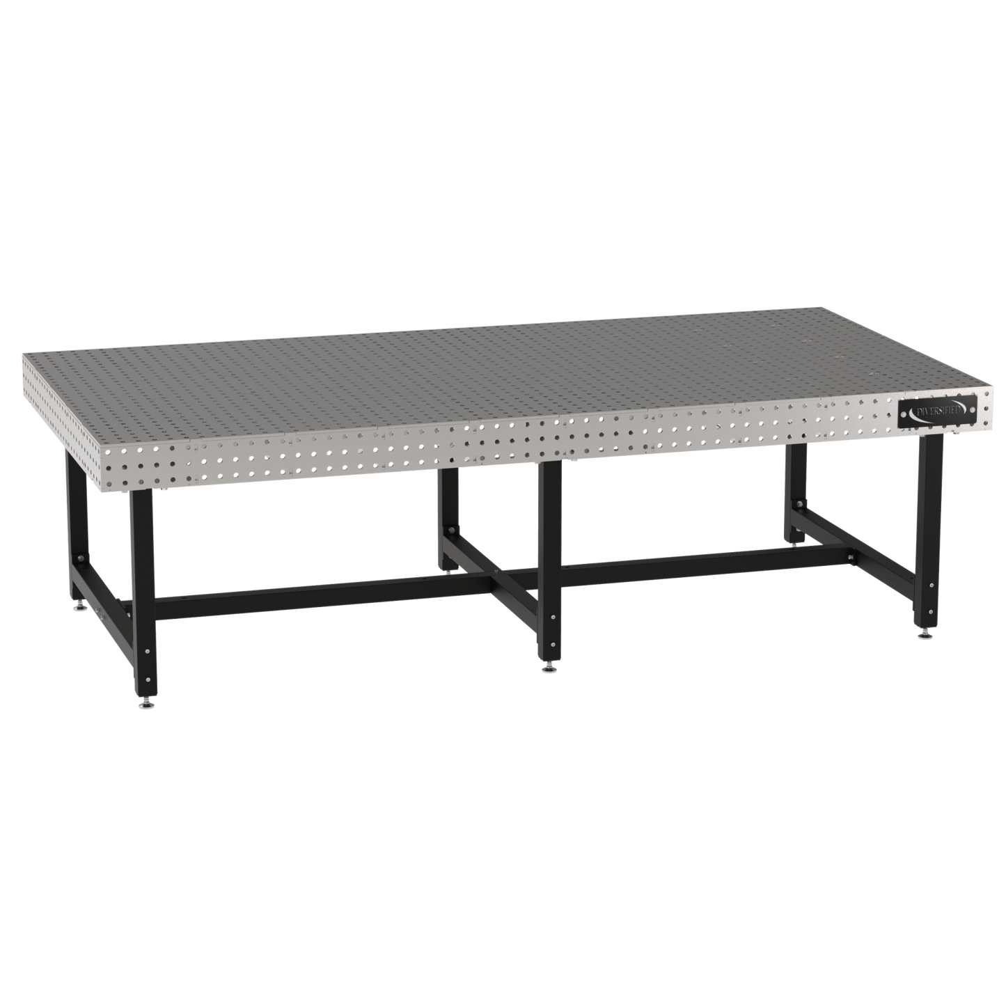 Diversified Woodcrafts Welding Table, Fixed Height, 36"H x 120"L x 60"D, Self - Leveling Feet (DIV - DMW12060) - SchoolOutlet
